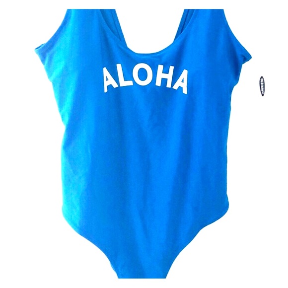 Old Navy Other - NWT Old Navy XXL 2X ALOHA one piece swimsuit NEW
